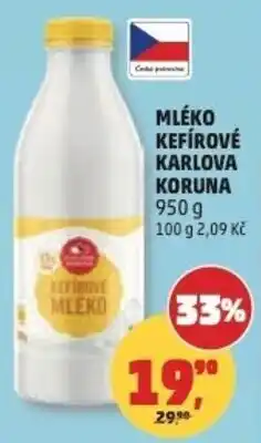 Penny Market Mléko kefírové karlova koruna nabídka