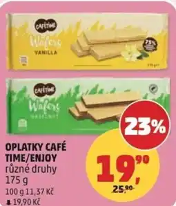 Penny Market Oplatky café time/enjoy nabídka