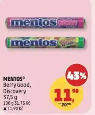Penny Market Mentos nabídka