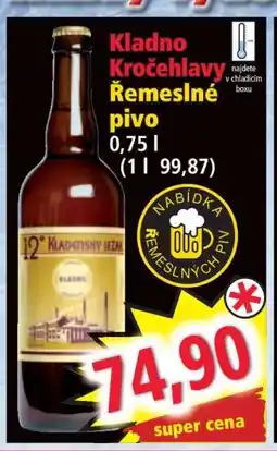 Norma Kladno Kročehlavy Řemeslné pivo nabídka