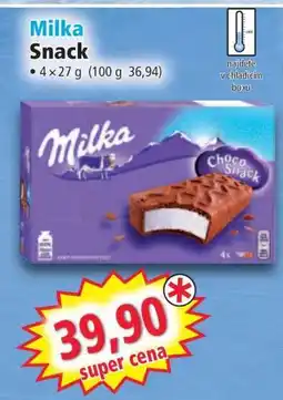 Norma Milka Snack nabídka