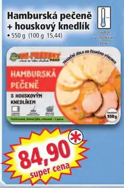 Norma Hamburská pečeně + houskový knedlík nabídka