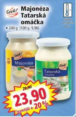 Norma Majonéza, Tatarská omáčka nabídka
