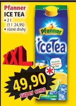 Norma Pfanner Ice tea nabídka