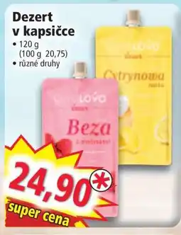 Norma Dezert v kapsičce nabídka