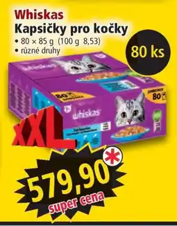 Norma Whiskas kapsičky pro kočky nabídka