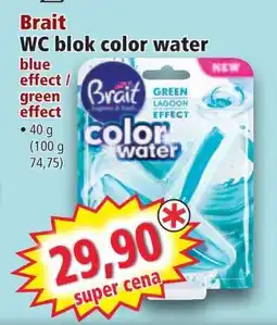 Norma Brait WC blok color water nabídka