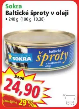 Norma Sokra Baltické šproty v oleji nabídka