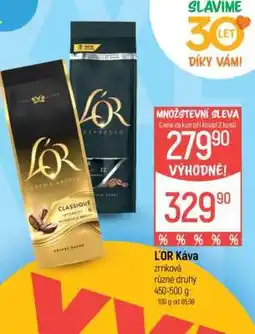 Globus L'Or Káva nabídka