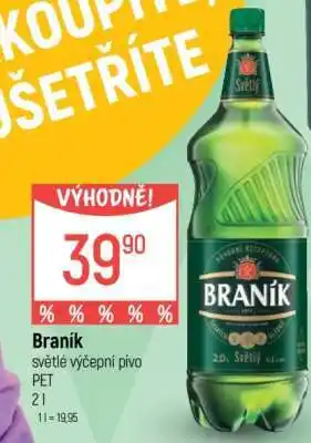 Globus Braník světlé výčepní pivo nabídka