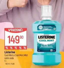 Globus Listerine Cool Mint a Cool Mint Mild ústní voda nabídka