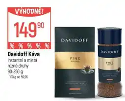 Globus Davidoff Káva nabídka