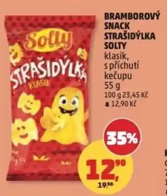 Penny Market Bramborový snack strašidýlka solty nabídka