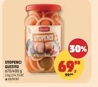 Penny Market Utopenci gustito nabídka