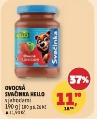 Penny Market Ovocná svačinka hello nabídka