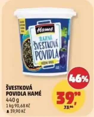 Penny Market Švestková povidla hamé nabídka