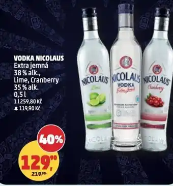 Penny Market Vodka nicolaus nabídka