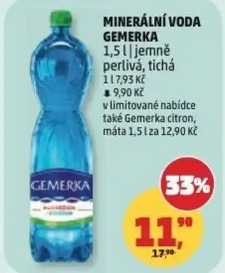 Penny Market Minerální voda gemerka nabídka