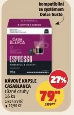 Penny Market Kávové kapsle casablanca nabídka