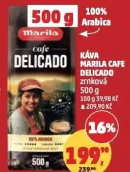Penny Market Káva marila cafe delicado zrnková nabídka