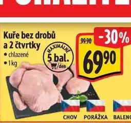 Albert Kuře bez drobů a 2 čtvrtky nabídka