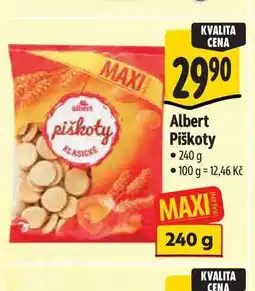 Albert Albert Piškoty nabídka