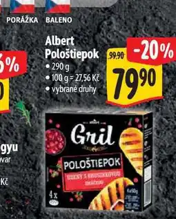 Albert Albert Pološtiepok nabídka