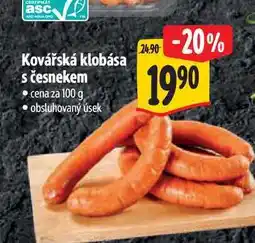Albert Kovářská klobása s česnekem nabídka