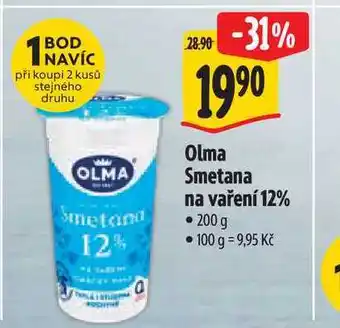 Albert Olma Smetana na vaření 12% nabídka