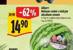 Albert Albert Meloun vodní s nízkým obsahem semen nabídka