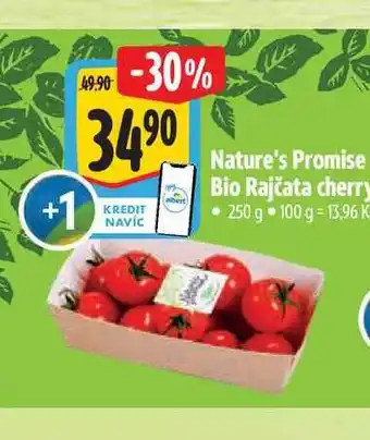Albert Nature's Promise Bio Rajčata cherry nabídka