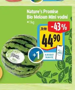 Albert Nature's Promise Bio Meloun Mini vodní nabídka