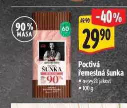 Albert Poctivá řemeslná šunka nabídka