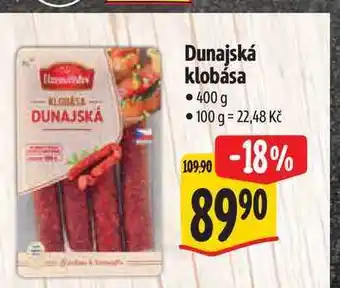 Albert Dunajská klobása nabídka
