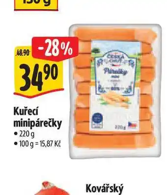 Albert Kuřecí minipárečky nabídka