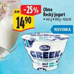 Albert Olma Řecký jogurt nabídka