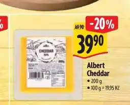Albert Albert Cheddar nabídka