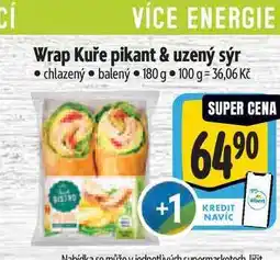 Albert Wrap Kuře pikant & uzený sýr nabídka