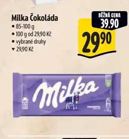 Albert Milka Čokoláda nabídka