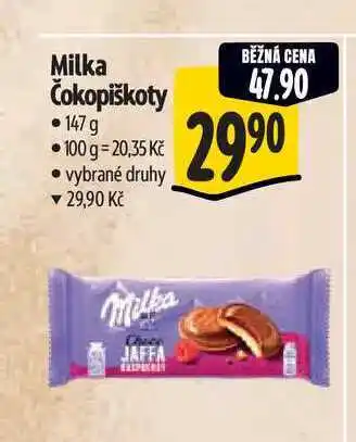 Albert Milka Čokopiškoty nabídka