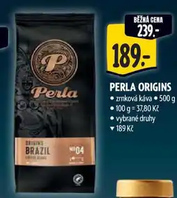 Albert Perla Origins Brazil zrnková káva nabídka