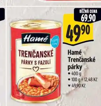 Albert Hamé Trenčanské párky nabídka