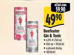 Albert Beefeater Gin & Tonic nabídka