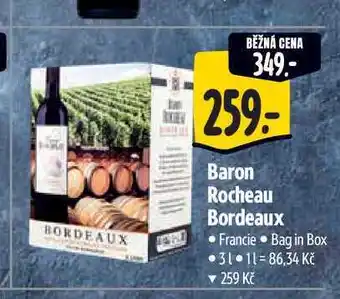 Albert Baron Rocheau Bordeaux nabídka