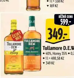 Albert Tullamore D.E.W 40%, Honey 35% nabídka