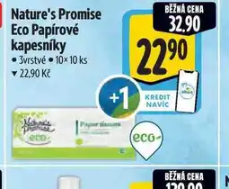 Albert Nature's Promise Eco Papírové kapesníky 3vrstvé 10×10 ks nabídka