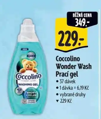 Albert Coccolino Wonder Wash Prací gel 37 dávek nabídka