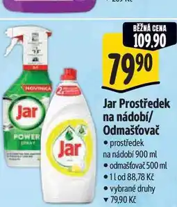 Albert Jar Prostředek na nádobí/ Odmašťovač prostředek na nádobí 900 ml odmašťovač 500 ml nabídka