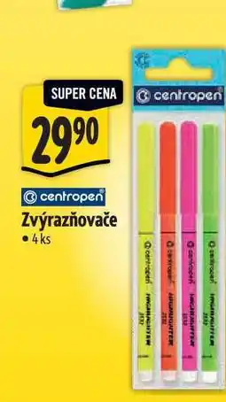 Albert Zvýrazňovače 4 ks nabídka