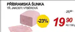 ZEMAN Příbramská šunka, výběrová nabídka